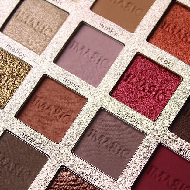 I-magic 16 colors matte and shimmer eyeshadow palette