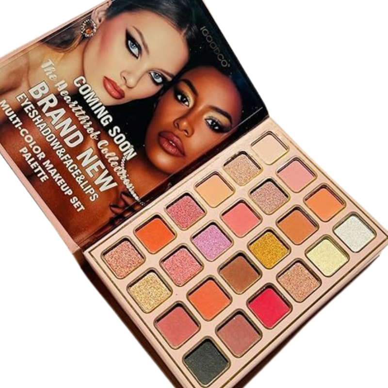 IGOODCO 5in1 Book-Style Foldable Makeup Book Set Eyeshadow Page