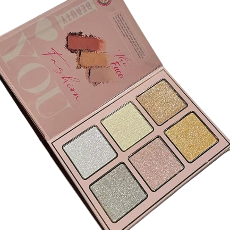 IGOODCO 5in1 Book-Style Foldable Makeup Book Set Highlighter