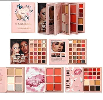 IGOODCO 5in1 Book-Style Foldable Makeup Book Set