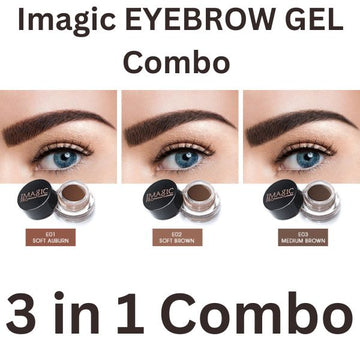 Combo 3 in 1 IMAGIC Eyebrow Pomade Gel - E01, E02, E03