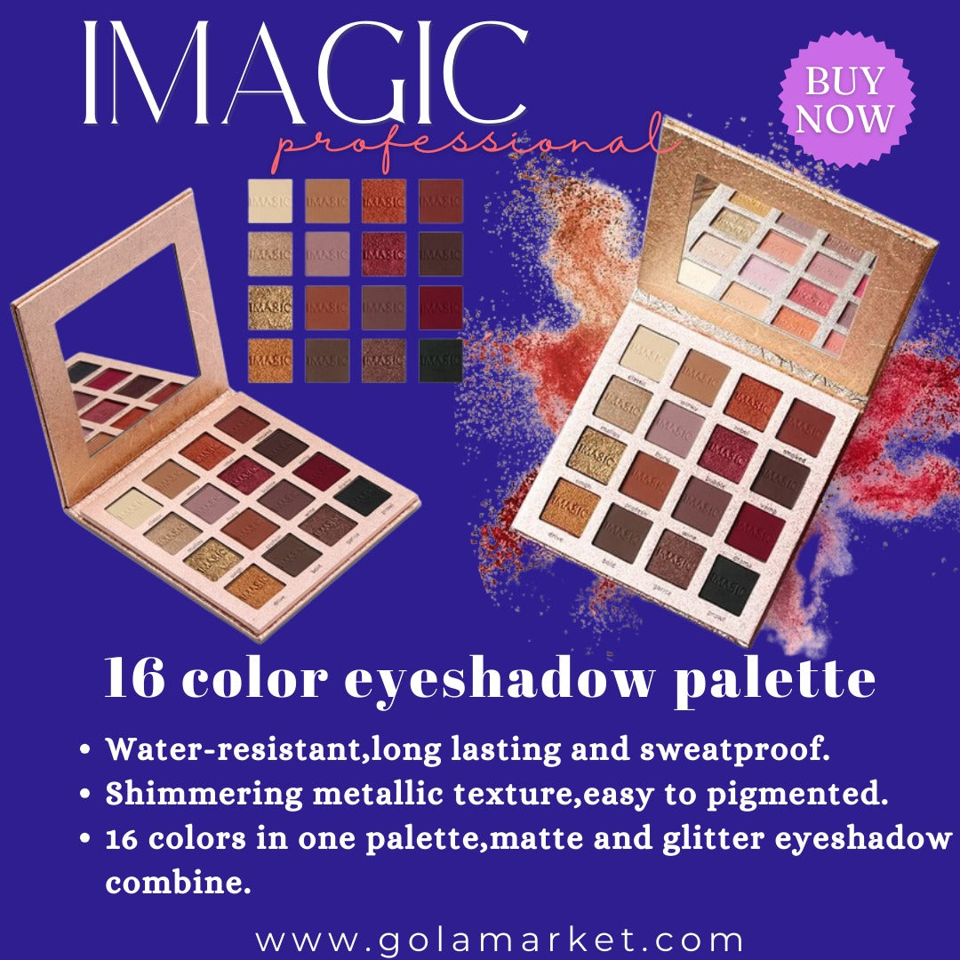 IMAGIC PROfessional Charm 16 Color Eyeshadow Palette