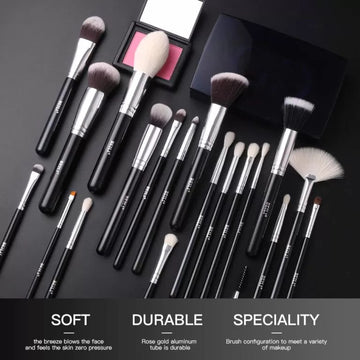 BEILI Professional Makeup Brushes 20 Pcs Set With Holder