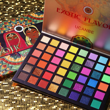 Ucanbe Exotic 48 Colors Eyeshadow Palette