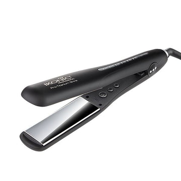 Ikonic Pro Titanium Shine Hair Straightener (Black)