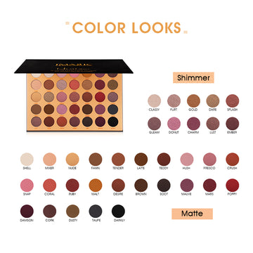Imagic Elegant Black Eyeshadow  35 Different Colors