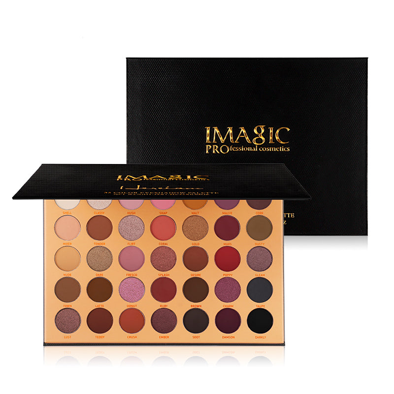Imagic Elegant Black 35 Colors Eyeshadow Palette