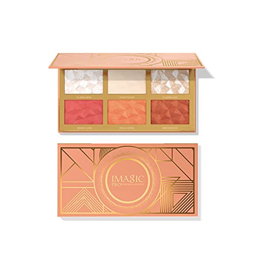 Imagic PROfessional Cosmetics 6 COLOR HIGHLIGHT,BLUSH AND CONTOUR PALETTE  overview