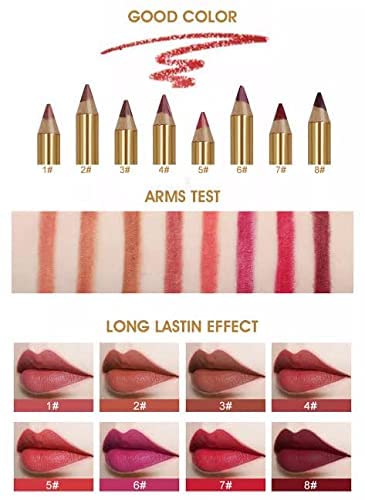 IMAGIC 8 Colours Makeup Lipliner Pencil quality 