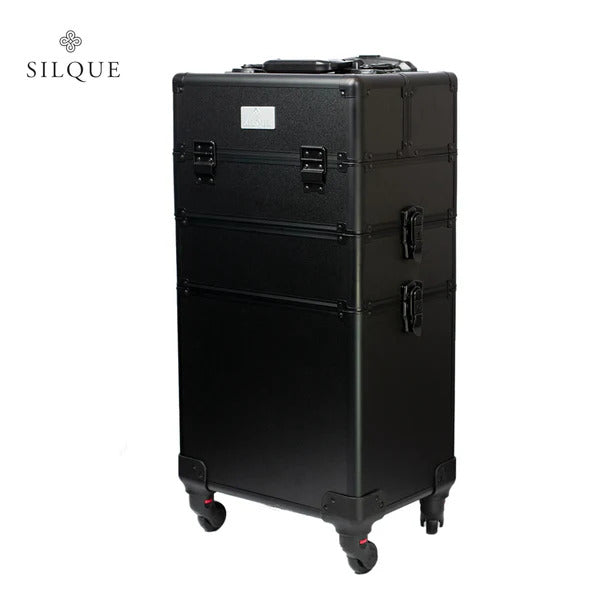 Silque Professional Makeup Trolley Vanity - Black Raven (3 Layers) SV01