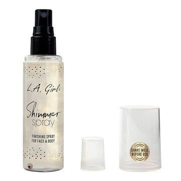L.A. Girl Shimmer Makeup Finishing, Setting Spray for Face and Body (80ml)