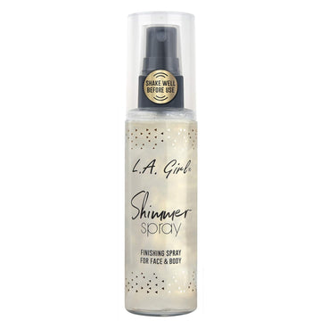 L.A. Girl Shimmer Makeup Finishing, Setting Spray for Face and Body (80ml)