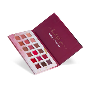 Aflairza Velvet Luxe 18-Shade Lip Palette