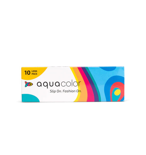 Aquacolor  Zero Power Color Contact Lenses (10 Lens Pack)