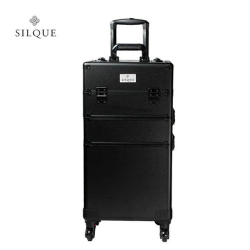 Silque Professional Makeup Trolley Vanity - Black Raven (3 Layers) SV01