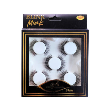 Gala 5 Pair Blink Mink Eyelashes