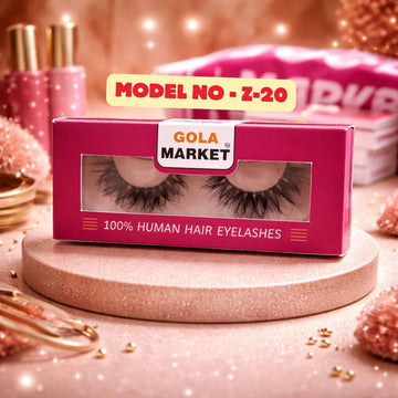GolaMarket 1 Pair Real Human Hair Mink Eyelashes - Z Series