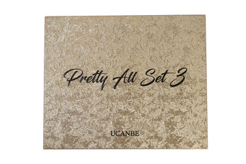 Ucanbe Pretty All Set 3 Eyeshadow Palette Pro 86 Colors Makeup Kit