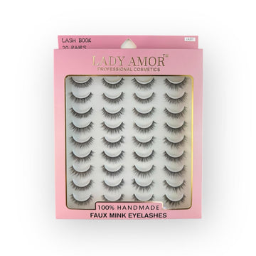 Lady Amor 20 pcs Faux Mink Eyelashes