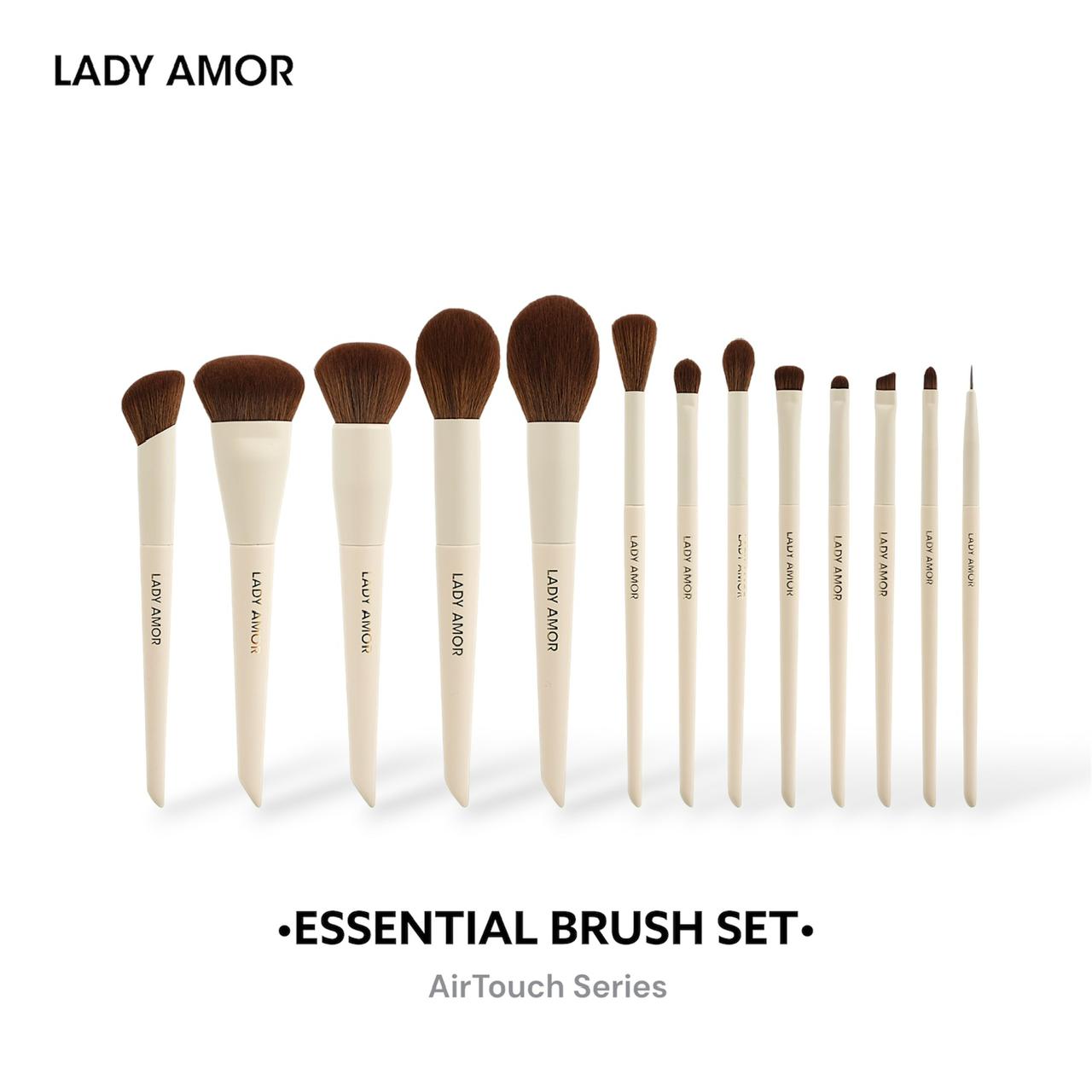 LADY AMOR – AirTouch Series • 13-Piece Essential Brush Set