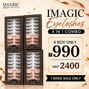 Imagic Eyelashes 4 in 1 Combo - Random Size 4 Box Combo