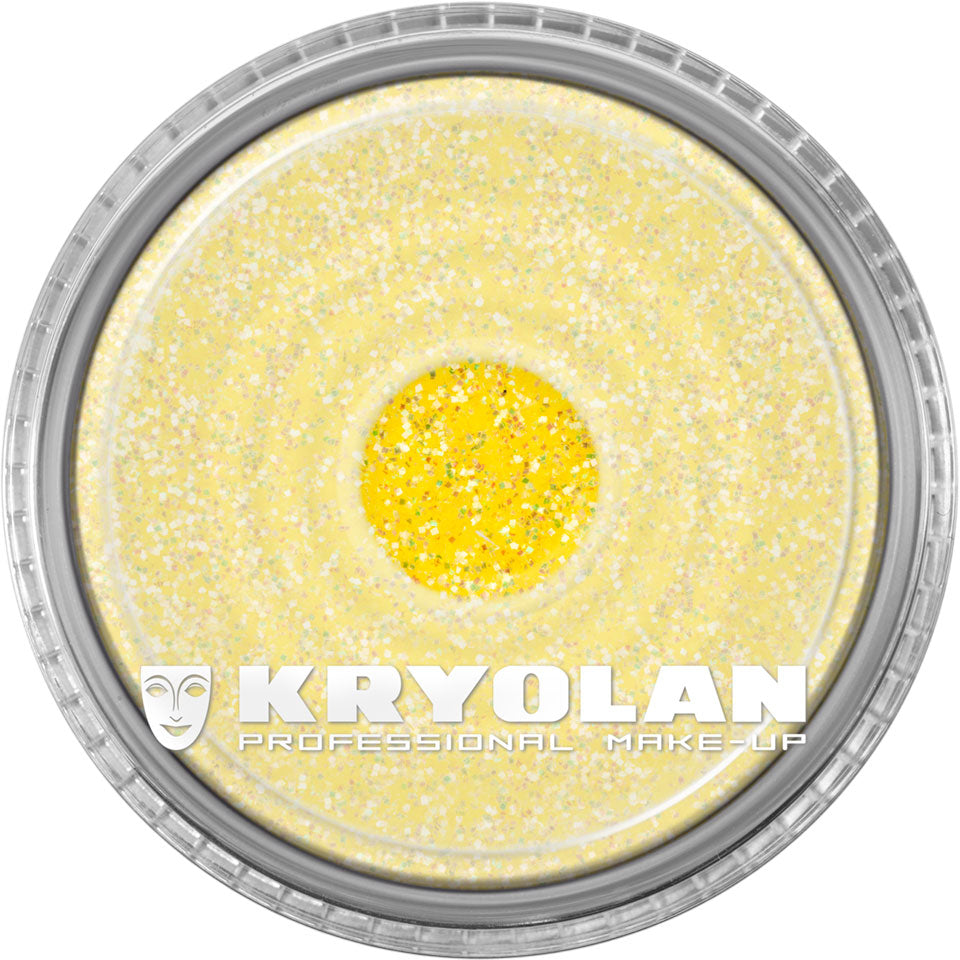 KRYOLAN Polyester Glitter pastel yellow