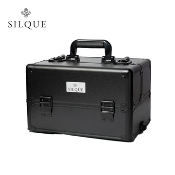 Silque Professional Makeup Trolly Vanity - Black Raven (4 Layer) SV13