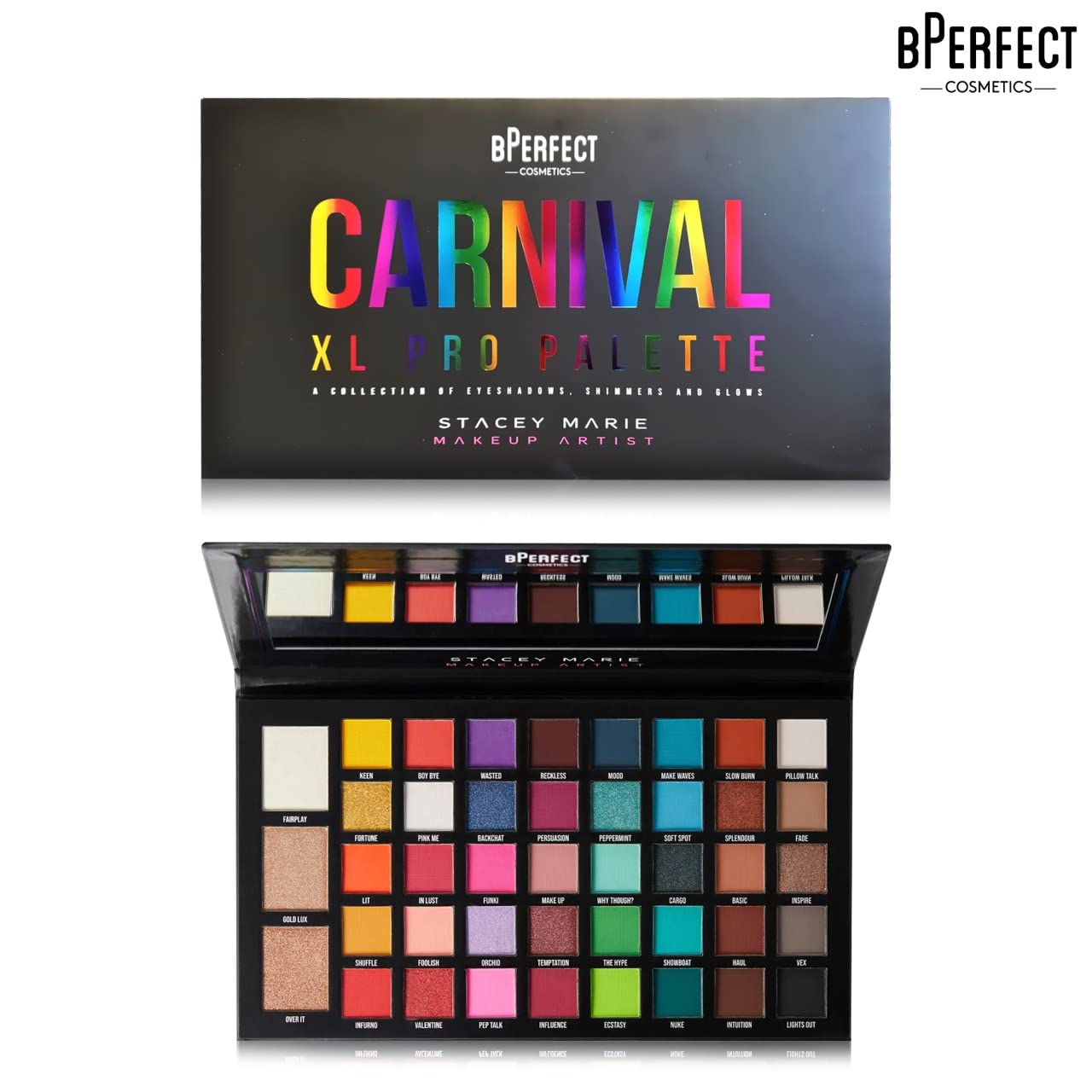 BPerfect X Stacey Marie Carnival XL Pro Palette Review –, 40% OFF