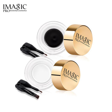Imagic Gel Eyeliner Black + White Color Combo