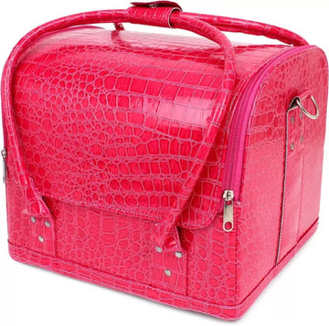 Gola Beauty Leather Pink Vanity Box (18L x 12W x 10H cm)