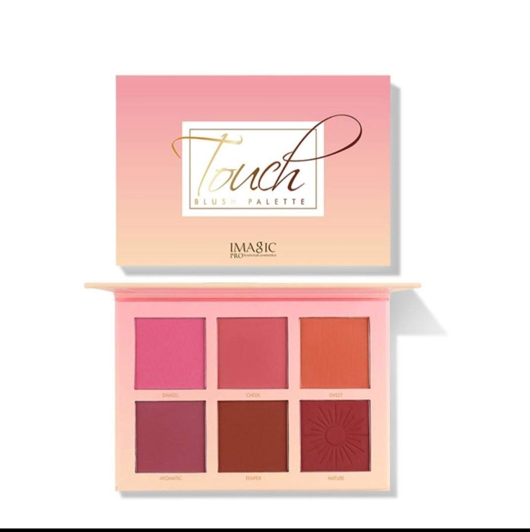 IMagic Touch Blush Palette 6 Colors Professional