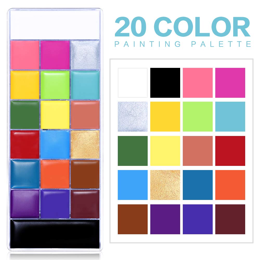 20 Colors Face Body Painting Oil Paint Body Art Painting - Temu Israel
