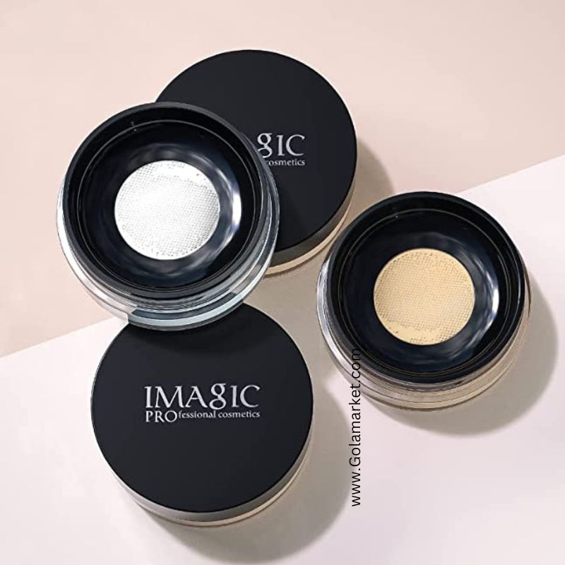 Imagic Professional Loose Powder Combo White + Banana Color