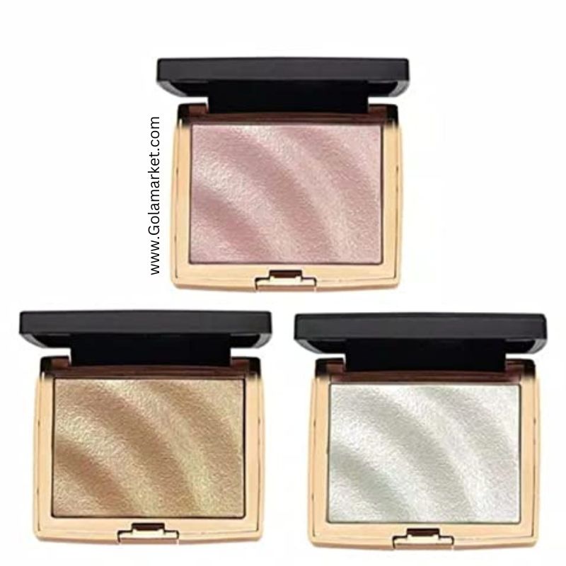 Hojo Brilliance Highlighter 3in1 Combo Golden Brown, SIlver, Pink